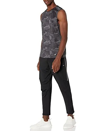 Amazon Essentials Men's Performance Stretch Knit Training Pant, Black, X-Small