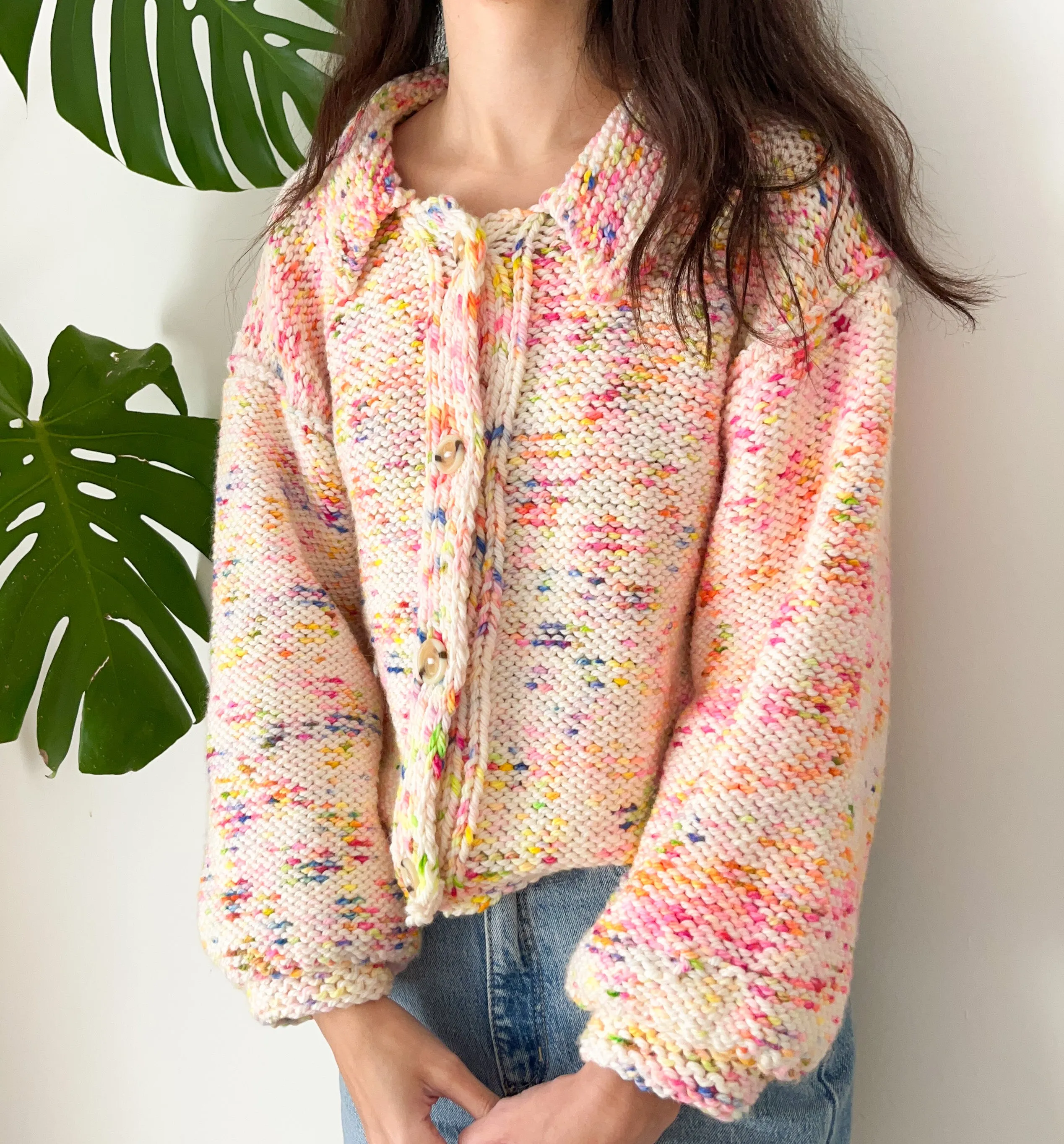 Boxy Cardigan Chunky Knitting Pattern