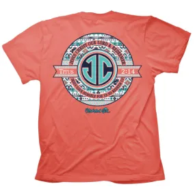 Cherished Girl Jesus Christ Monogram Girlie Christian Bright T Shirt