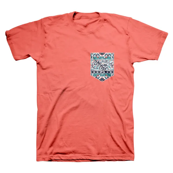 Cherished Girl Jesus Christ Monogram Girlie Christian Bright T Shirt