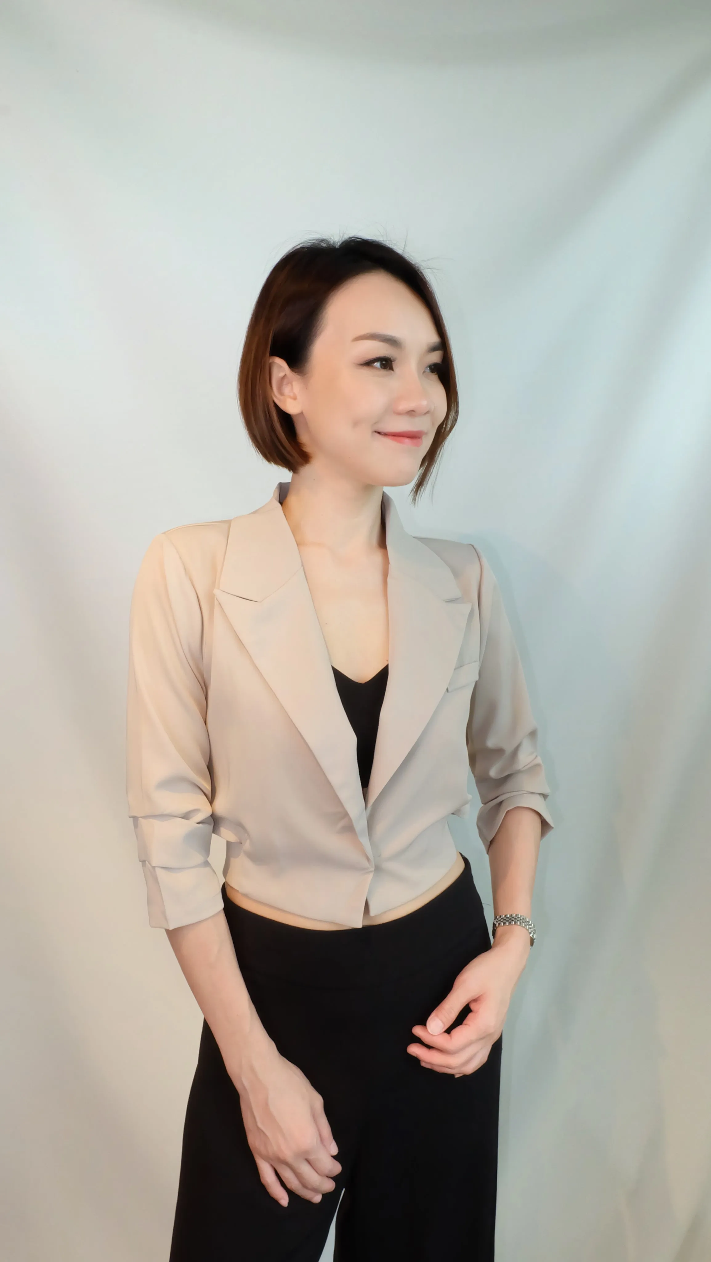 Etta Top (Light Grey)