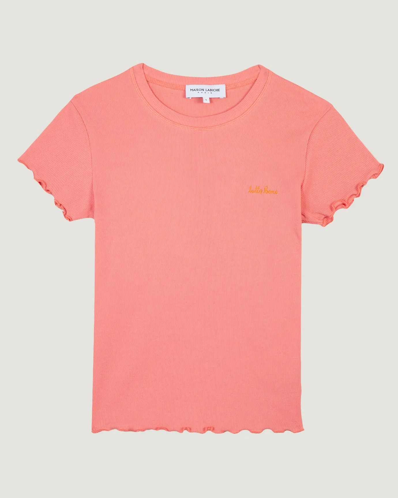 Folies Ribbed T-shirt "tutto bene"