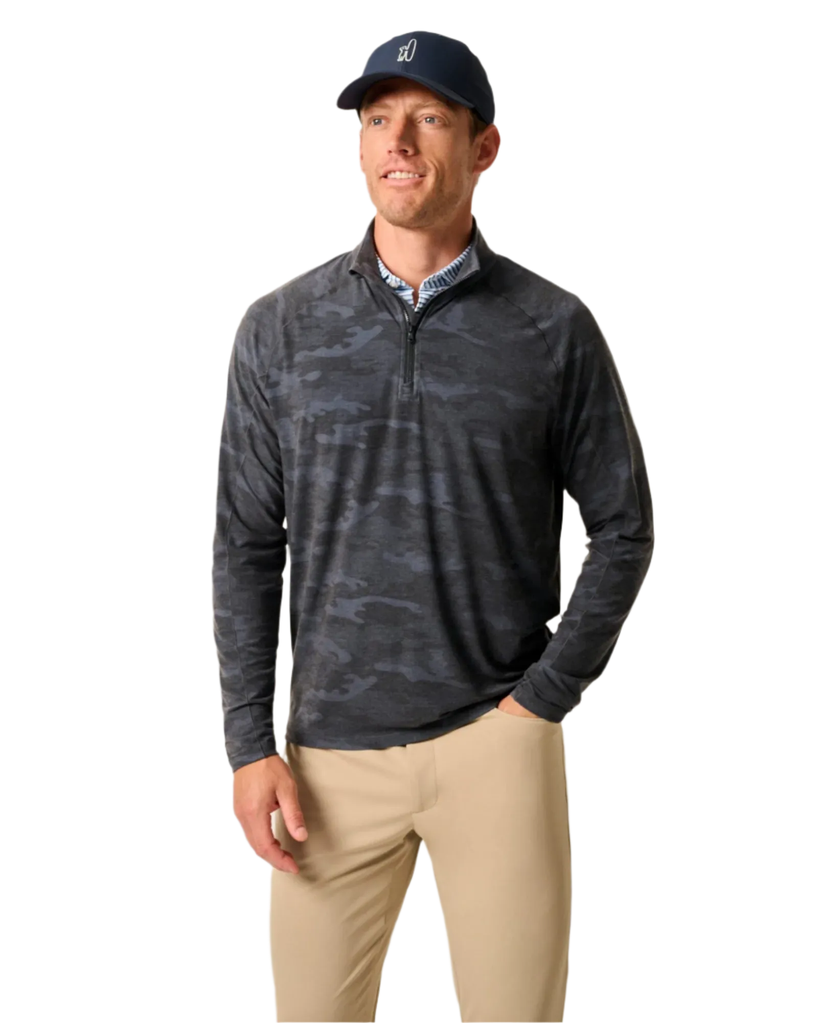 johnnie-O - Patton Performance Camo 1/4-Zip Pullover