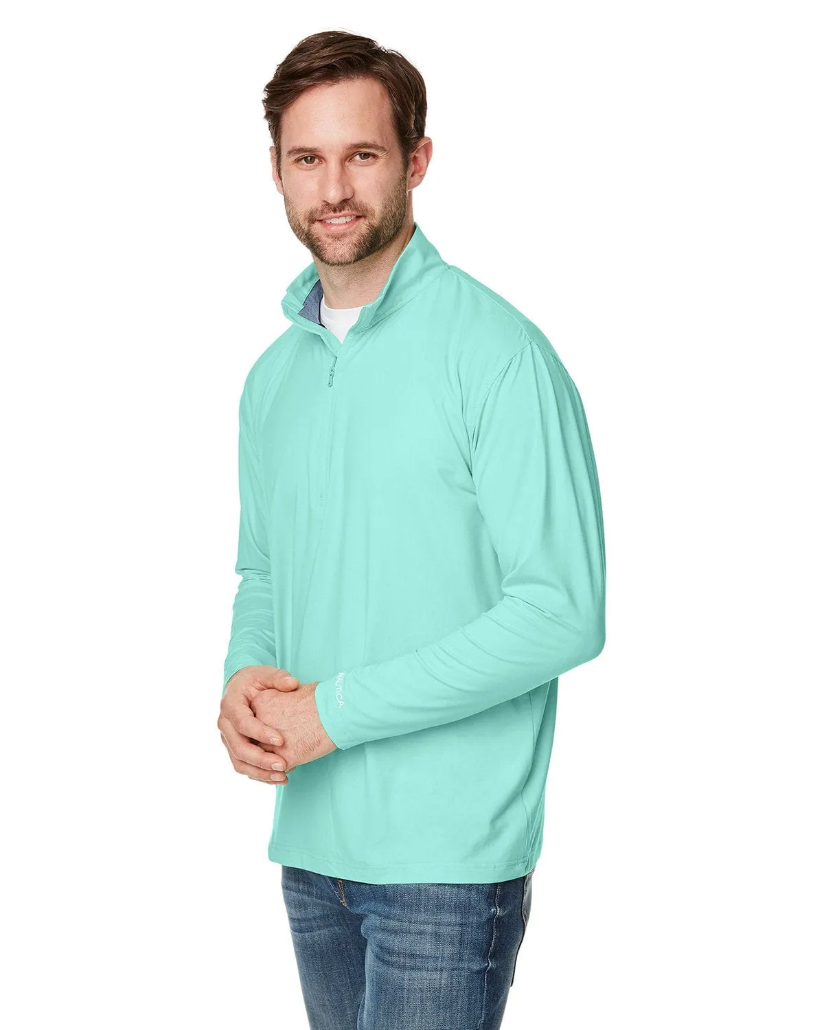 Nautica - Men's Saltwater Quarter-Zip Pullover