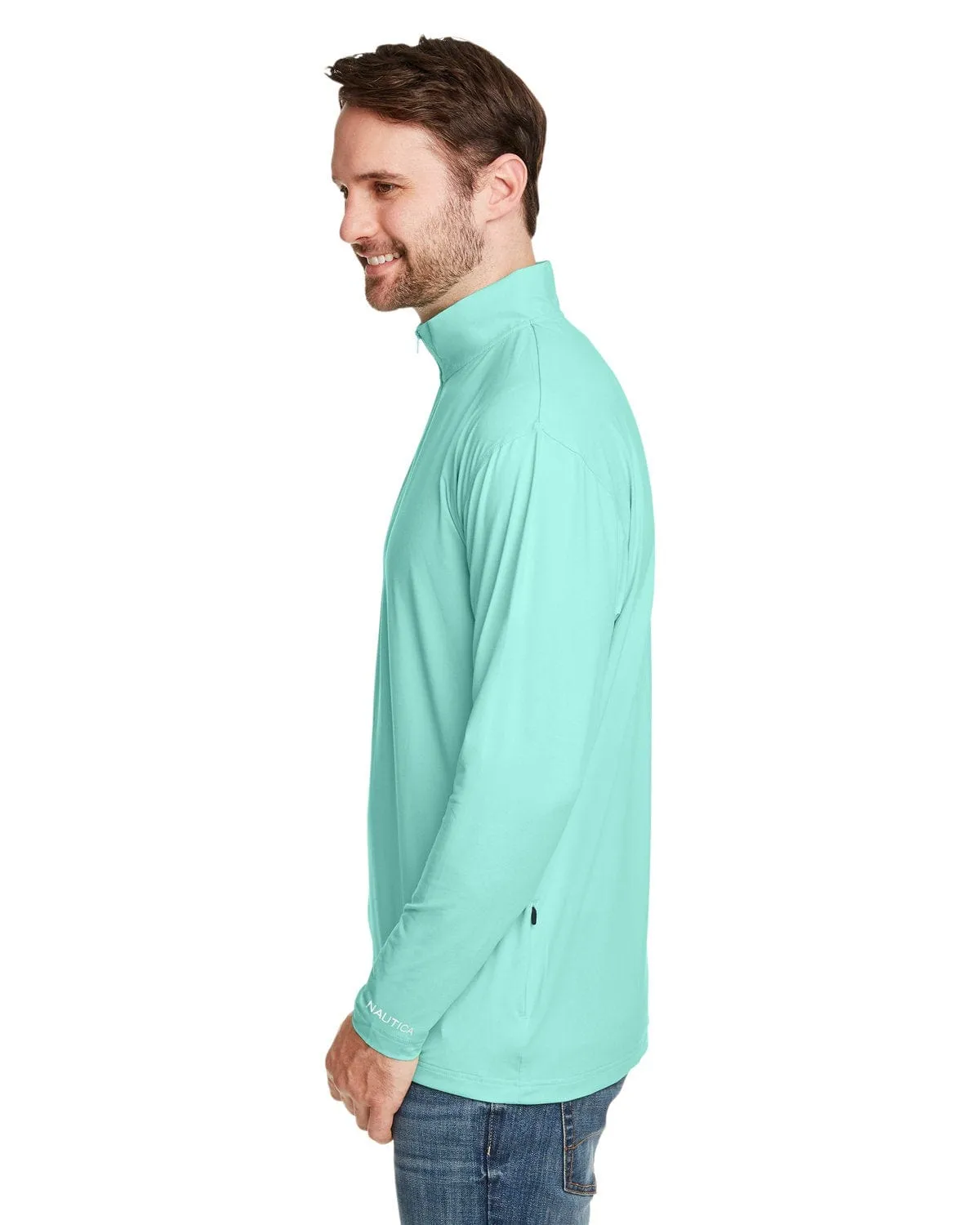 Nautica - Men's Saltwater Quarter-Zip Pullover