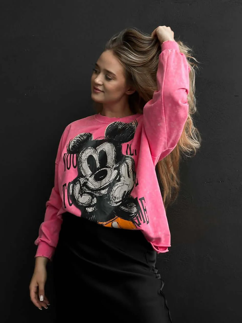 Round Neck Casual Distressed Pullover Sweater