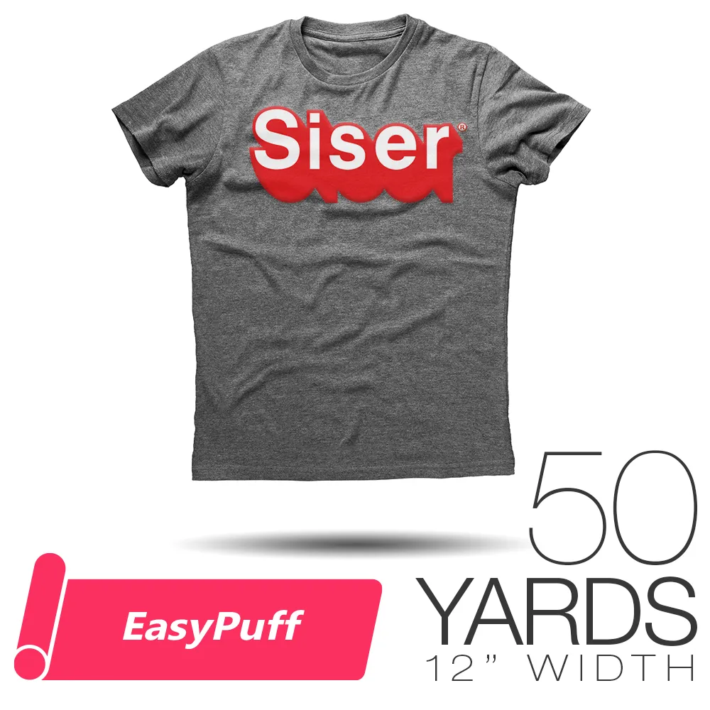 Siser EasyPuff Heat Transfer Vinyl - 12" x 50 Yards
